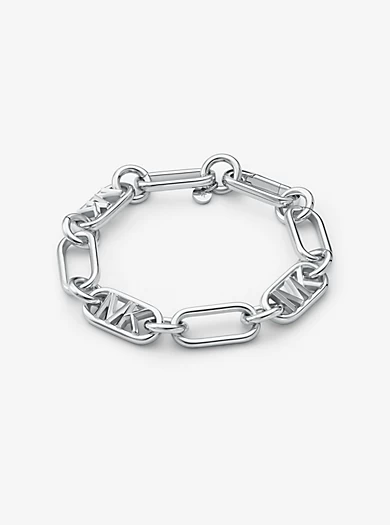 Michael Kors Precious Metal-Plated Brass Chain Link Bracelet 3 Michael Kors Precious Metal-Plated Brass Chain Link Bracelet