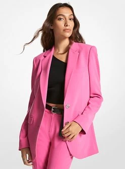 MICHAEL Michael Kors Crepe Boyfriend Blazer
