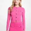 MICHAEL Michael Kors Stretch Knit Cardigan -Damenbekleidungsgeschäft MR360KT33D 0656 IS