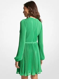 MICHAEL Michael Kors Georgette Plissé Dress 5 MICHAEL Michael Kors Georgette Plissé Dress -Damenbekleidungsgeschäft MR381IN7R3 0908 2