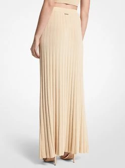 MICHAEL Michael Kors Metallic Ribbed Knit Skirt -Damenbekleidungsgeschäft MS3709A61R 0710 2