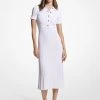 MICHAEL Michael Kors Ribbed Stretch Knit Polo Dress 1 MICHAEL Michael Kors Ribbed Stretch Knit Polo Dress -Damenbekleidungsgeschäft MS381J75EU 0100 IS