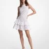 MICHAEL Michael Kors Zebra Eyelet Cotton Dress -Damenbekleidungsgeschäft MS381M48CT 0100 IS