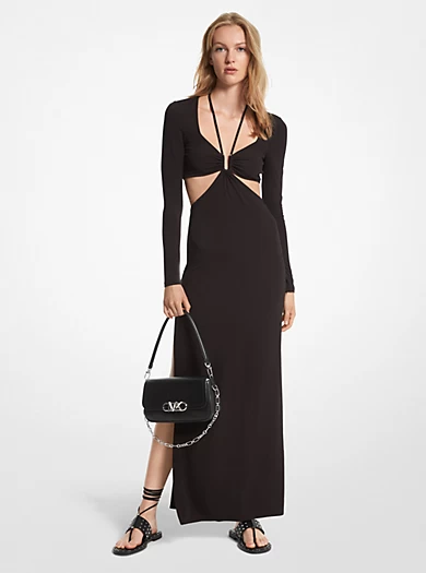 MICHAEL Michael Kors Matte Jersey Cutout Maxi Dress 3 MICHAEL Michael Kors Matte Jersey Cutout Maxi Dress
